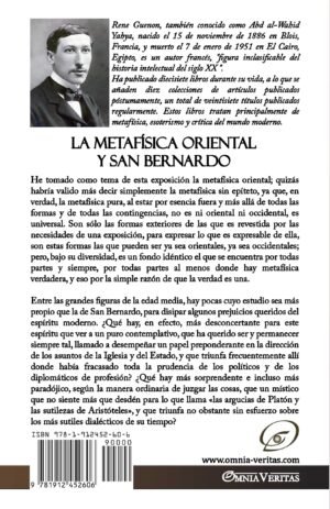 La Metafísica Oriental y San Bernardo