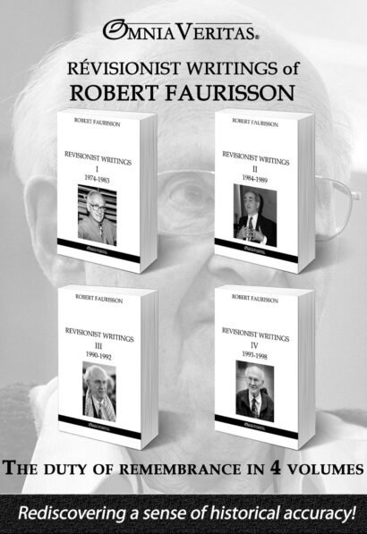 Robert Faurisson – Revisionist Writings